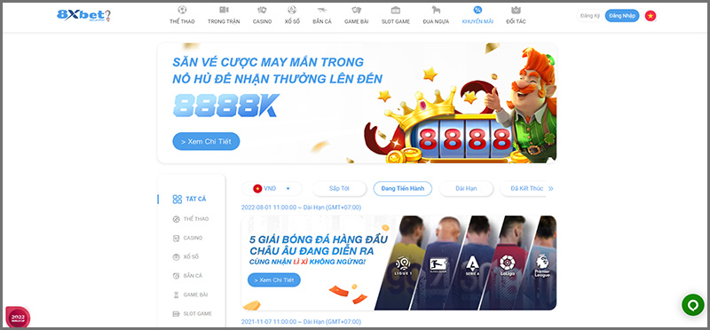 Khuyến mại tại 8xBet